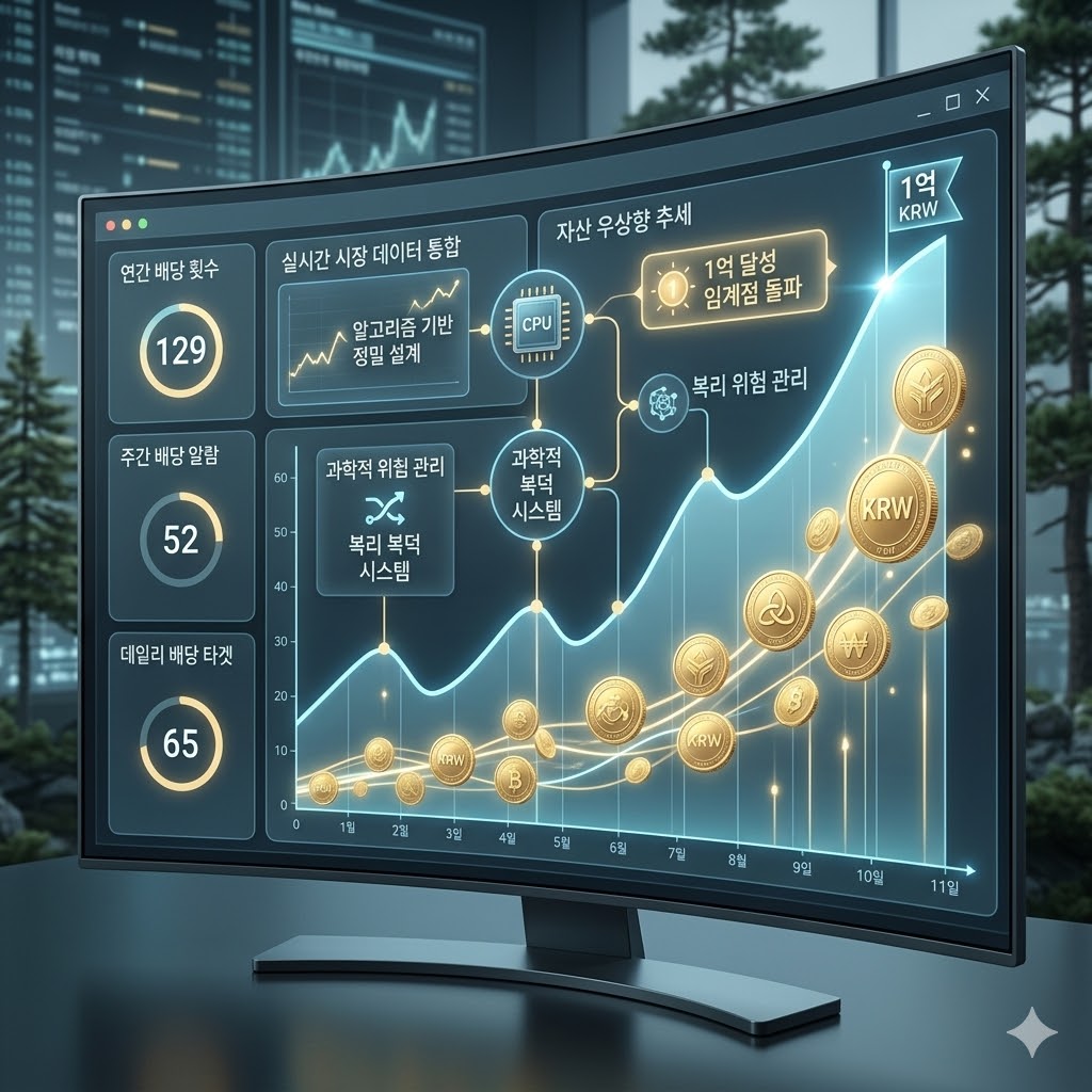 A professional digital dashboard displaying financial charts and glowing golden coins, symbolizing strategic asset growth.