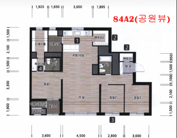 촉진3구역 평면도