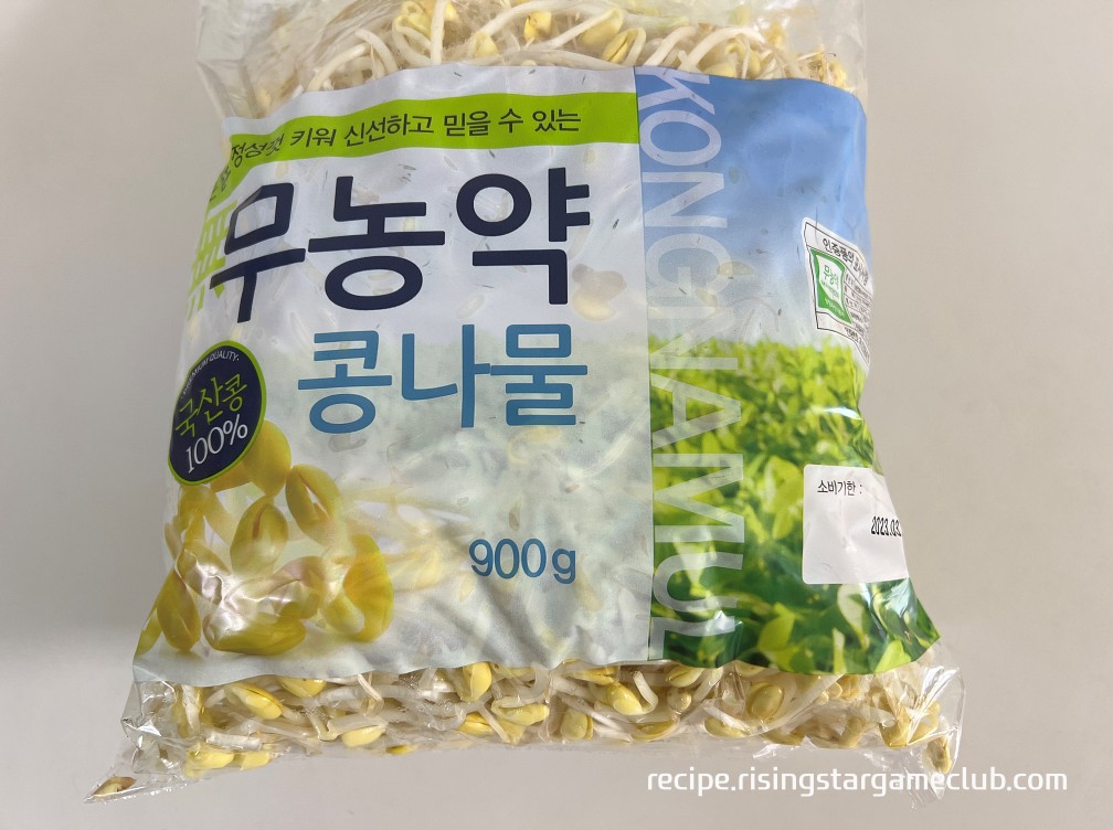 콩나물 한봉지 사진