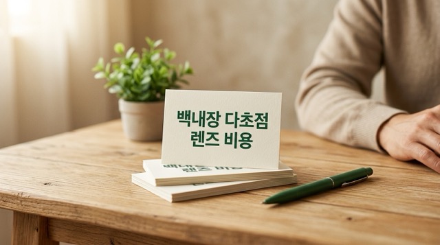 백내장 다초점 렌즈 비용