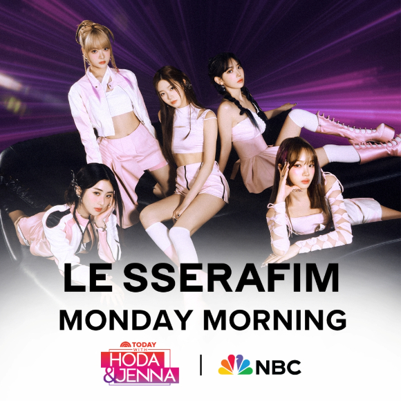 르세라핌이 미국 NBC 대표 모닝쇼 &#39;투데이 쇼&#39;에 출연한다. [사진=쏘스뮤직]