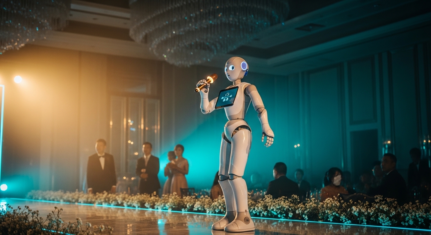 축가 가수 대신 로봇을 불렀다 ❘ 21만 원 로봇이 뒤흔드는 결혼식 문화