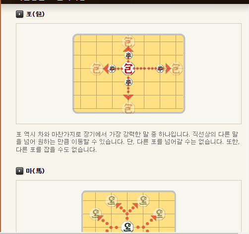 다음 장기 게임 방법