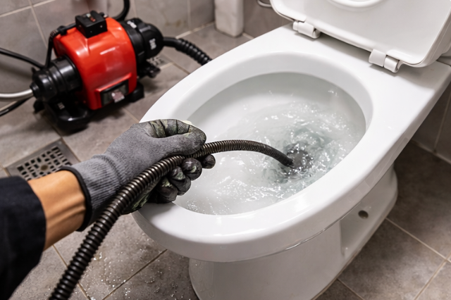 변기 막힘 고압 세척기