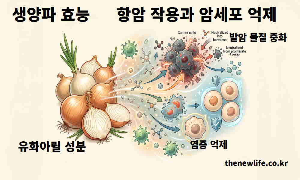 생양파 효능 항암 작용 암세포 억제