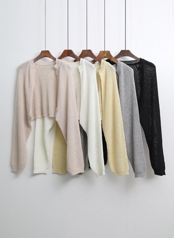 썸머 니트 볼레로 가디건