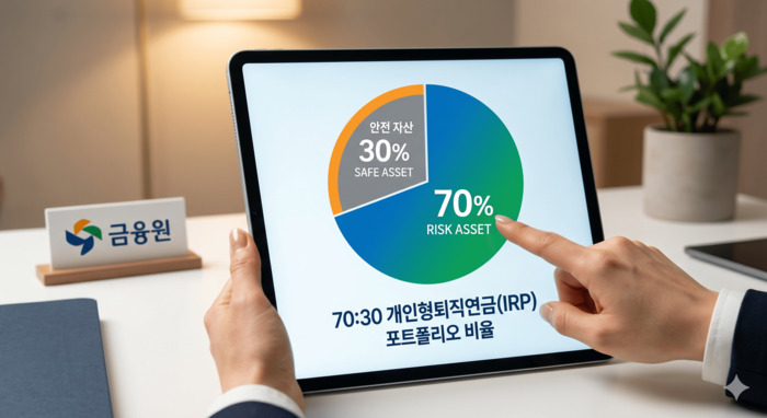 개인형퇴직연금 IRP 위험자산 70% 투자 한도 및 포트폴리오 비율