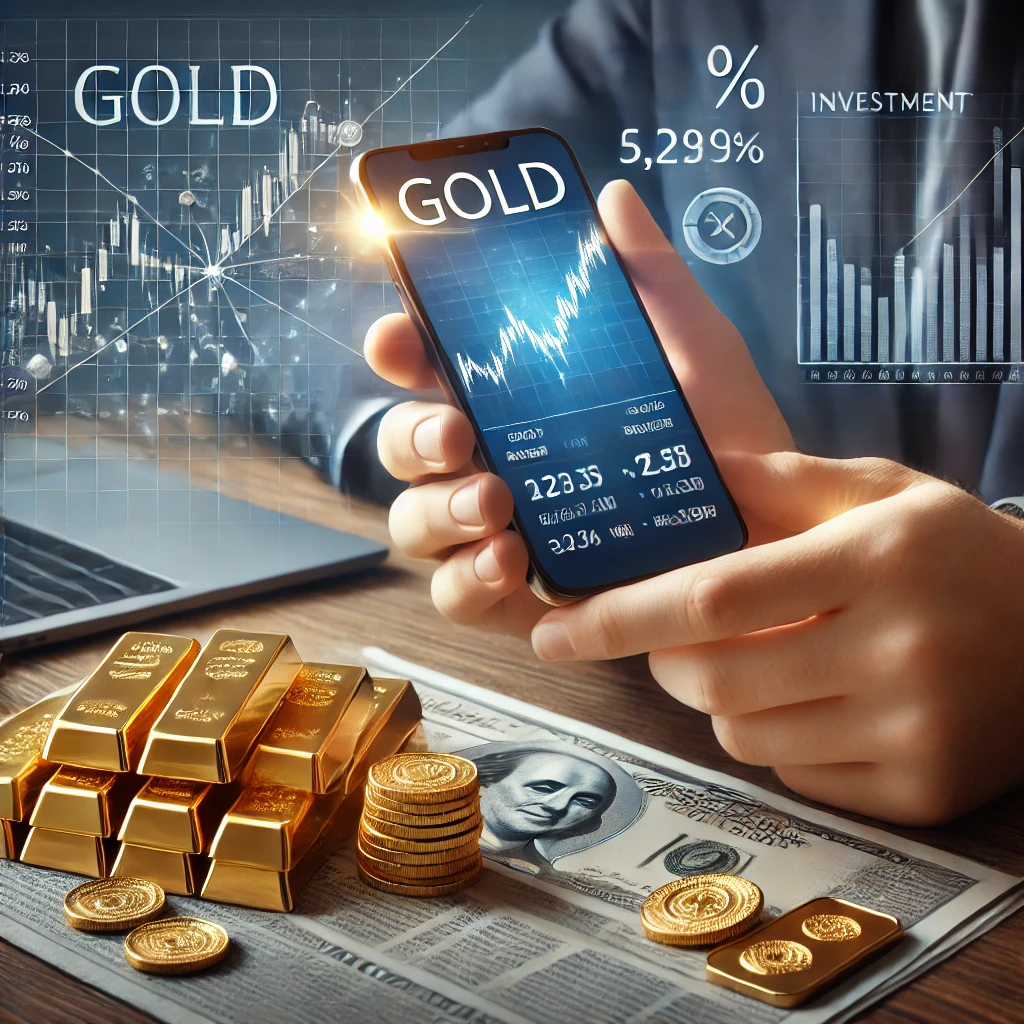 금 ETF 와 실물 금 관련 사진