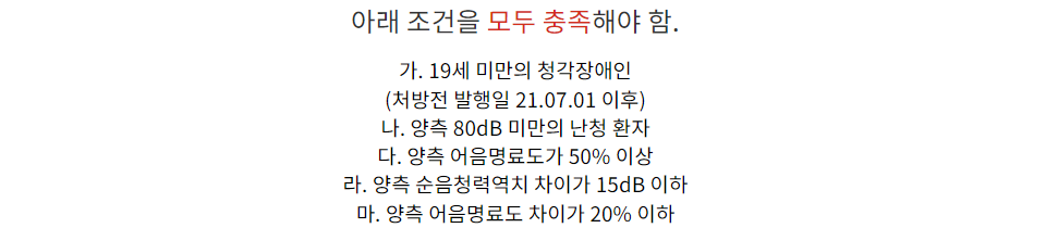 보청기 보조금 신청방법