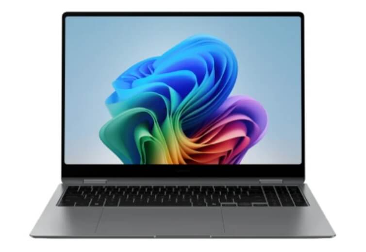 정면에서 바라본 노트북