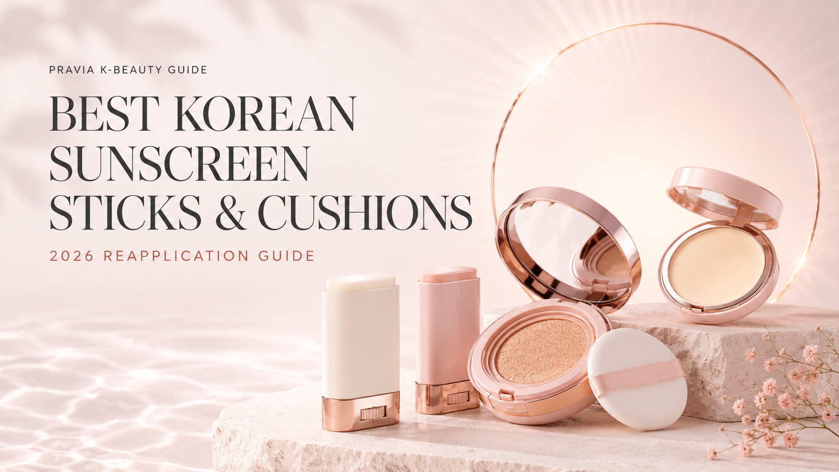 Best Korean sunscreen sticks and cushions for easy reapplication in 2026