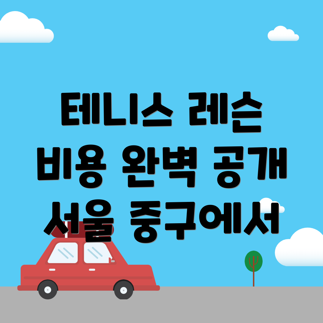 서울 테니스 레슨