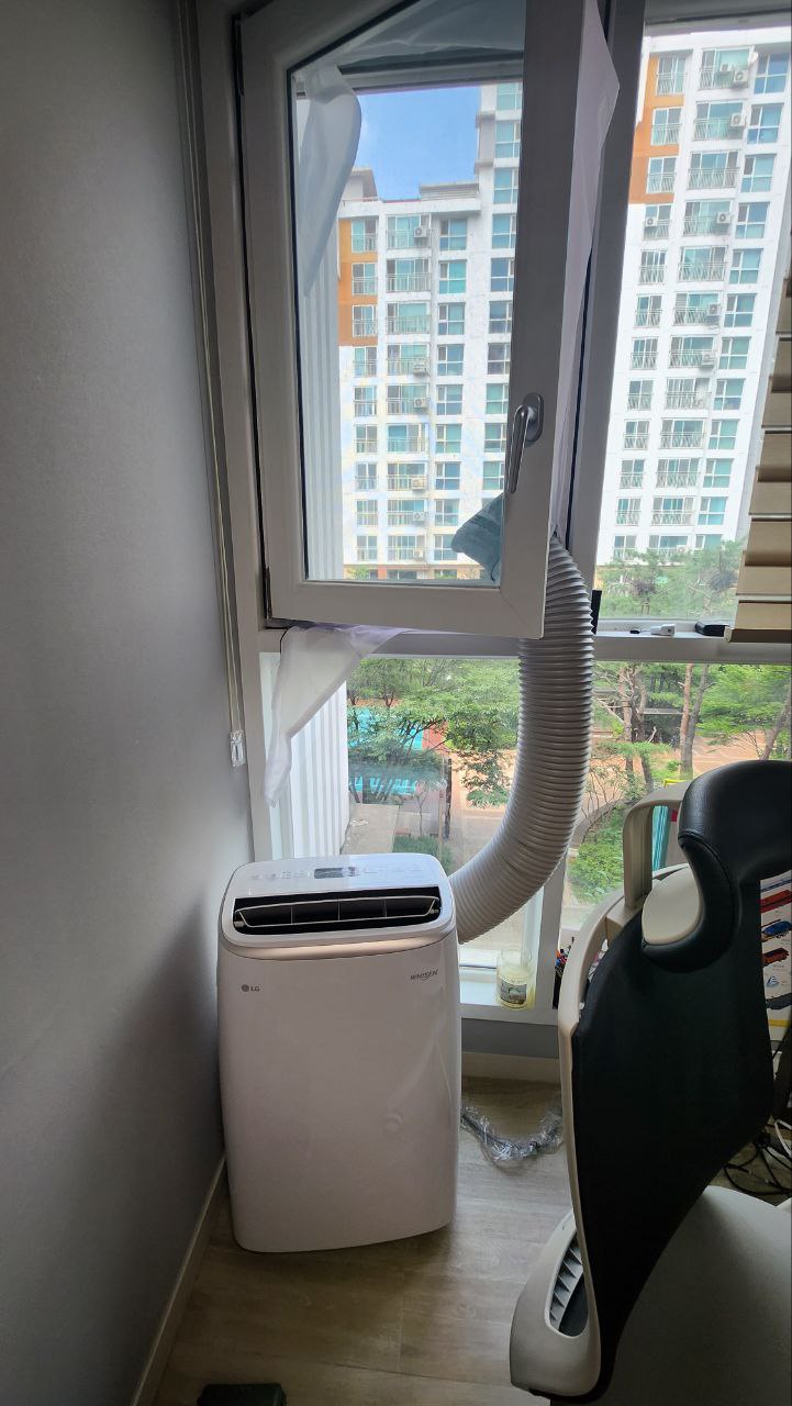 이동식에어컨 창문칸막이