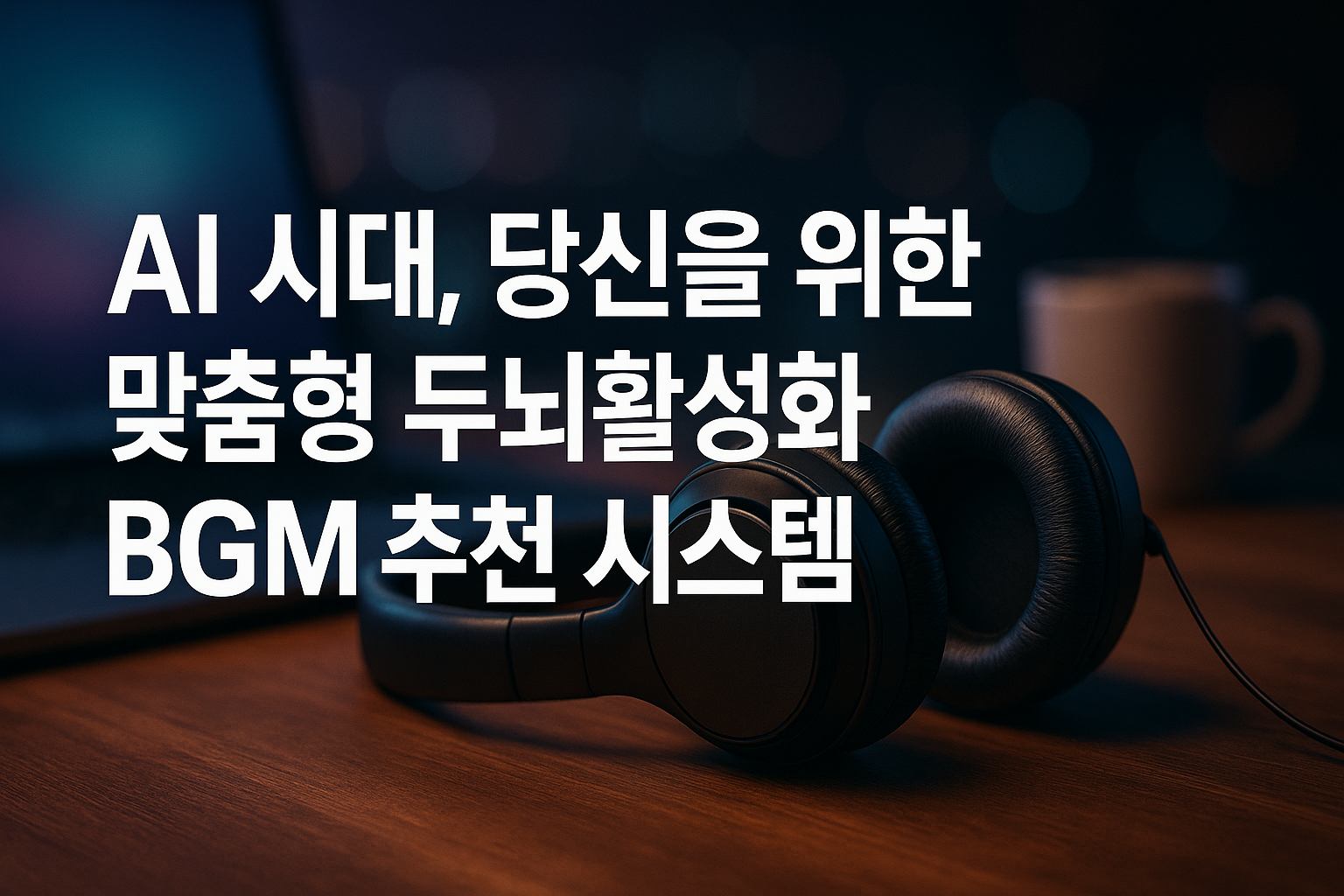 AI 시대, 당신을 위한 맞춤형 두뇌활성화 BGM 추천 시스템