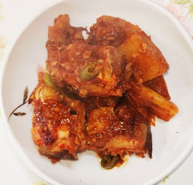 코다리조림 황금레시피 튀기듯이 굽는 레시피