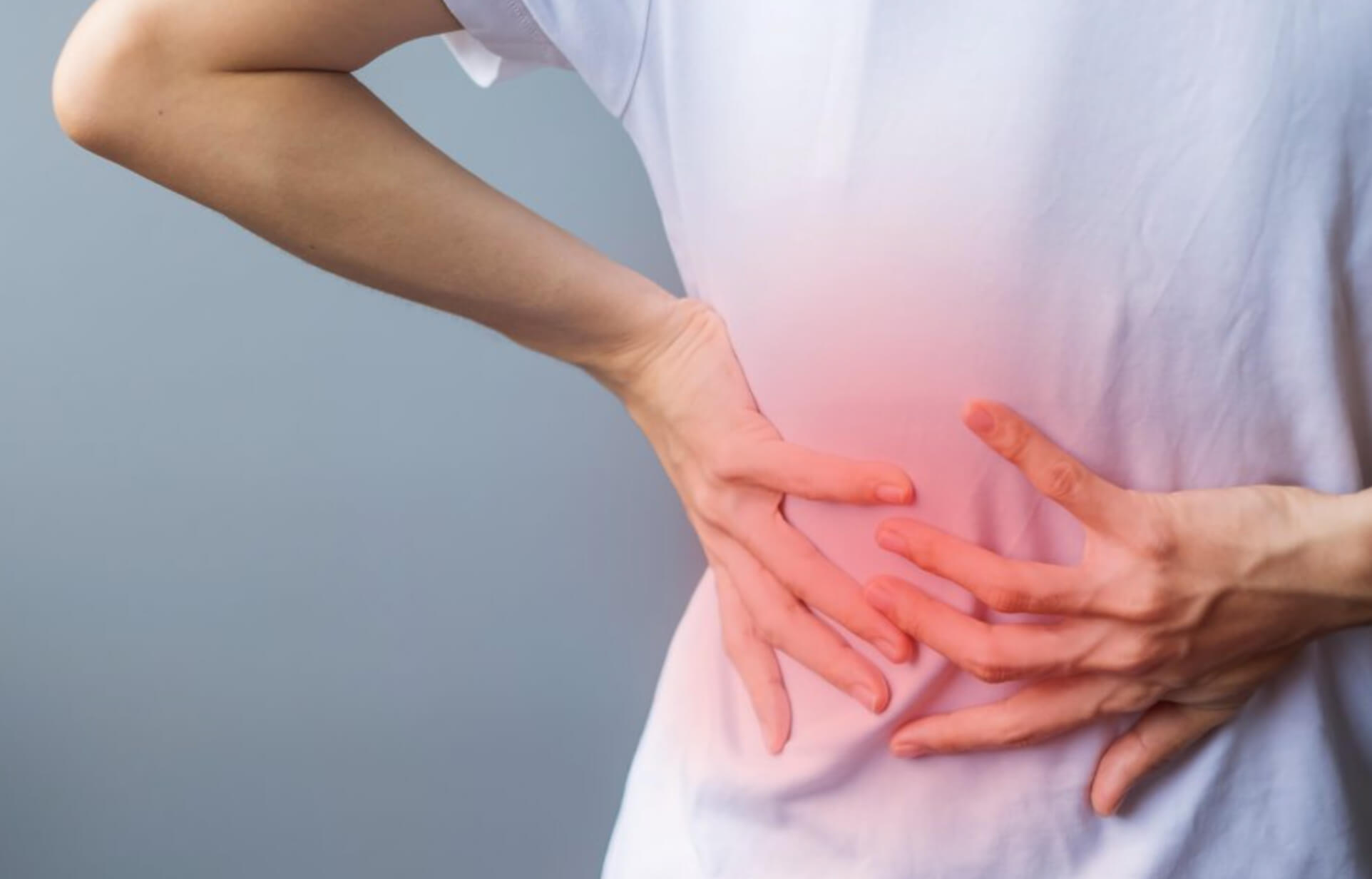 배꼽 위 통증 설사