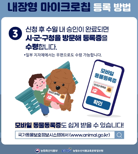 반려견-동물등록절차