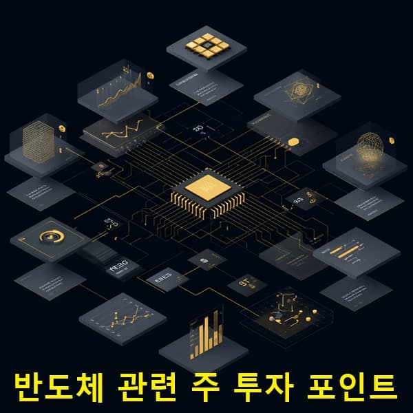 반도체 관련주 투자 전략 요약 차트 이미지