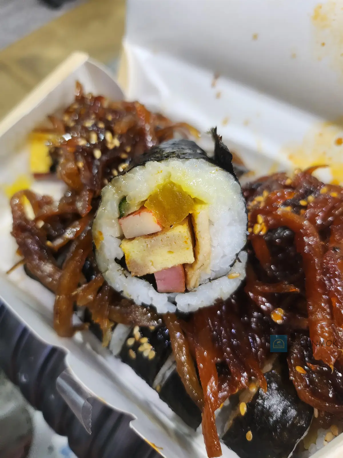 경주-황리단길-황남우엉김밥-단면