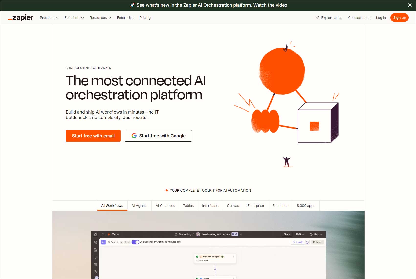 Zapier (재피어) 화면