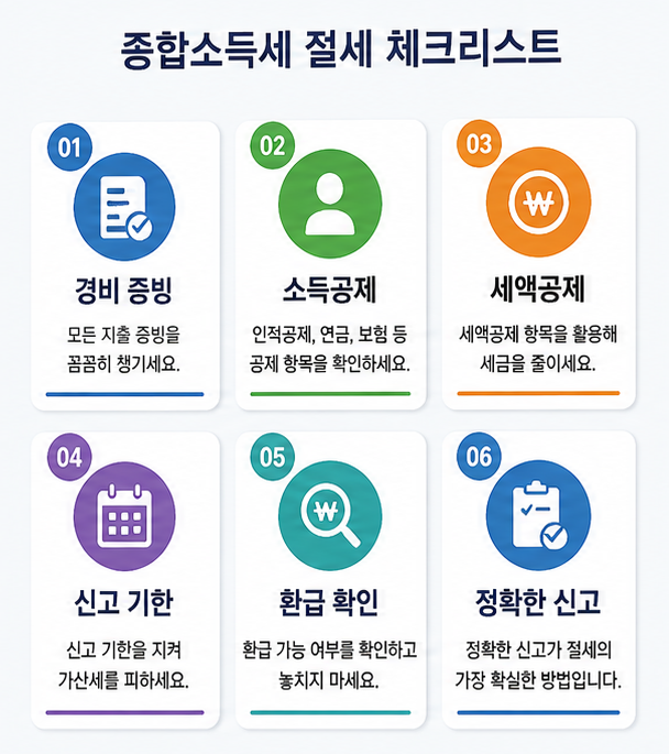 종합소득세 절세 체크리스트