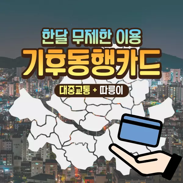 기후동행카드에 대하여