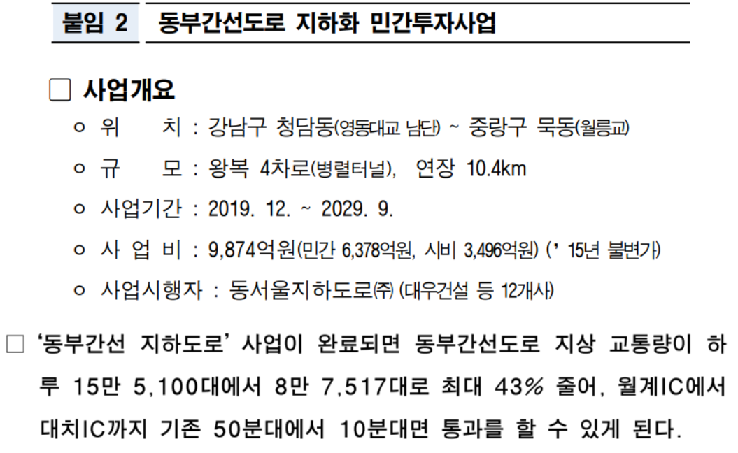 동부간선도로
