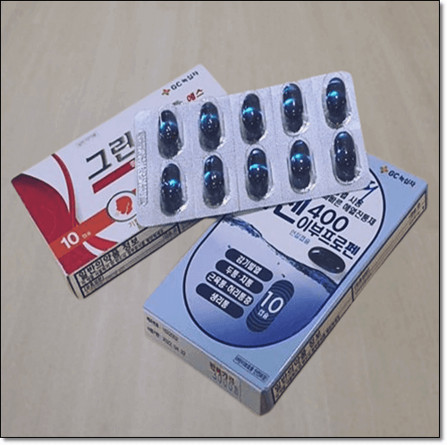 비스테로이드성 소염진통제 효능, 이부프로펜 해열 진통제 사진