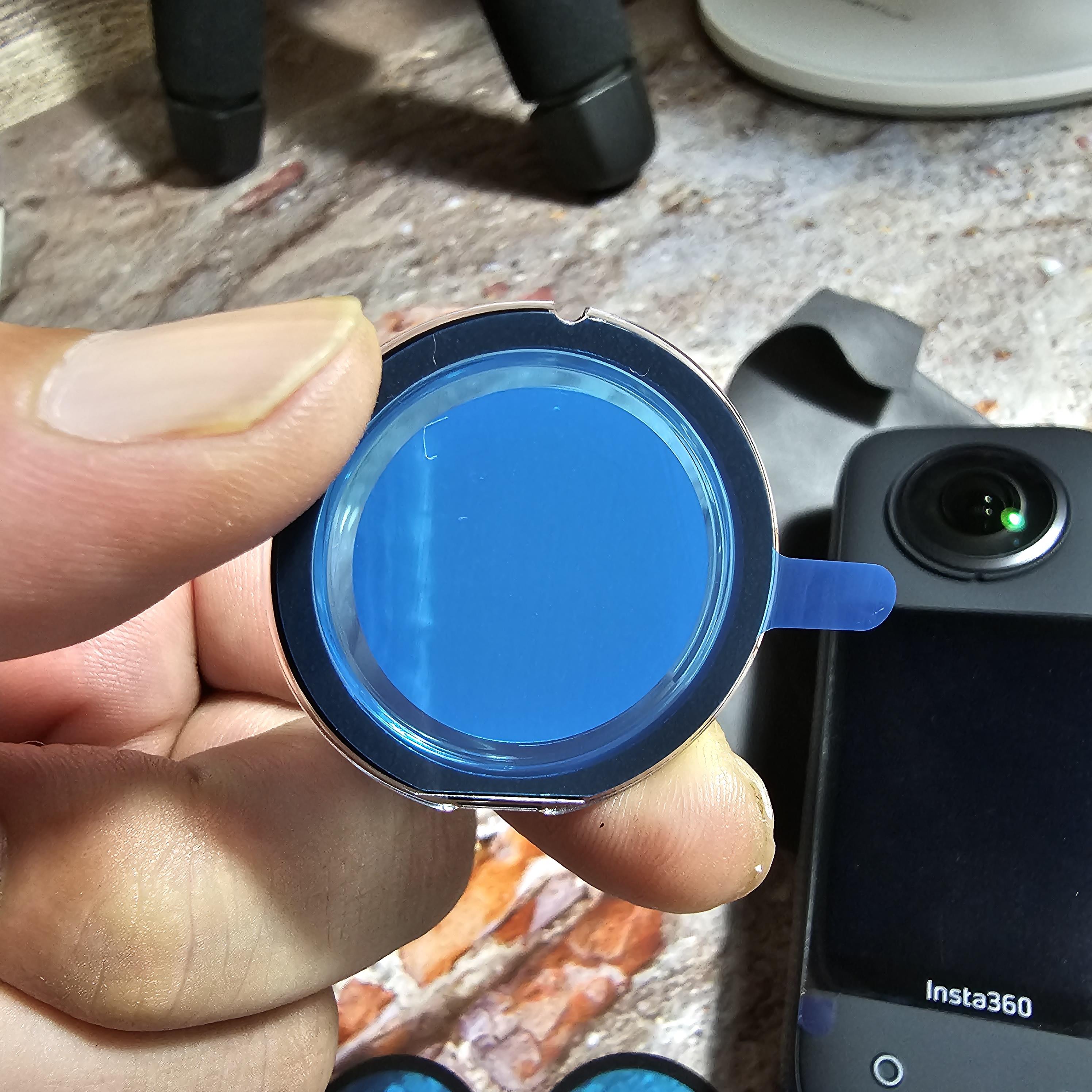 인스타360 X3 렌즈 가드 후면 사진