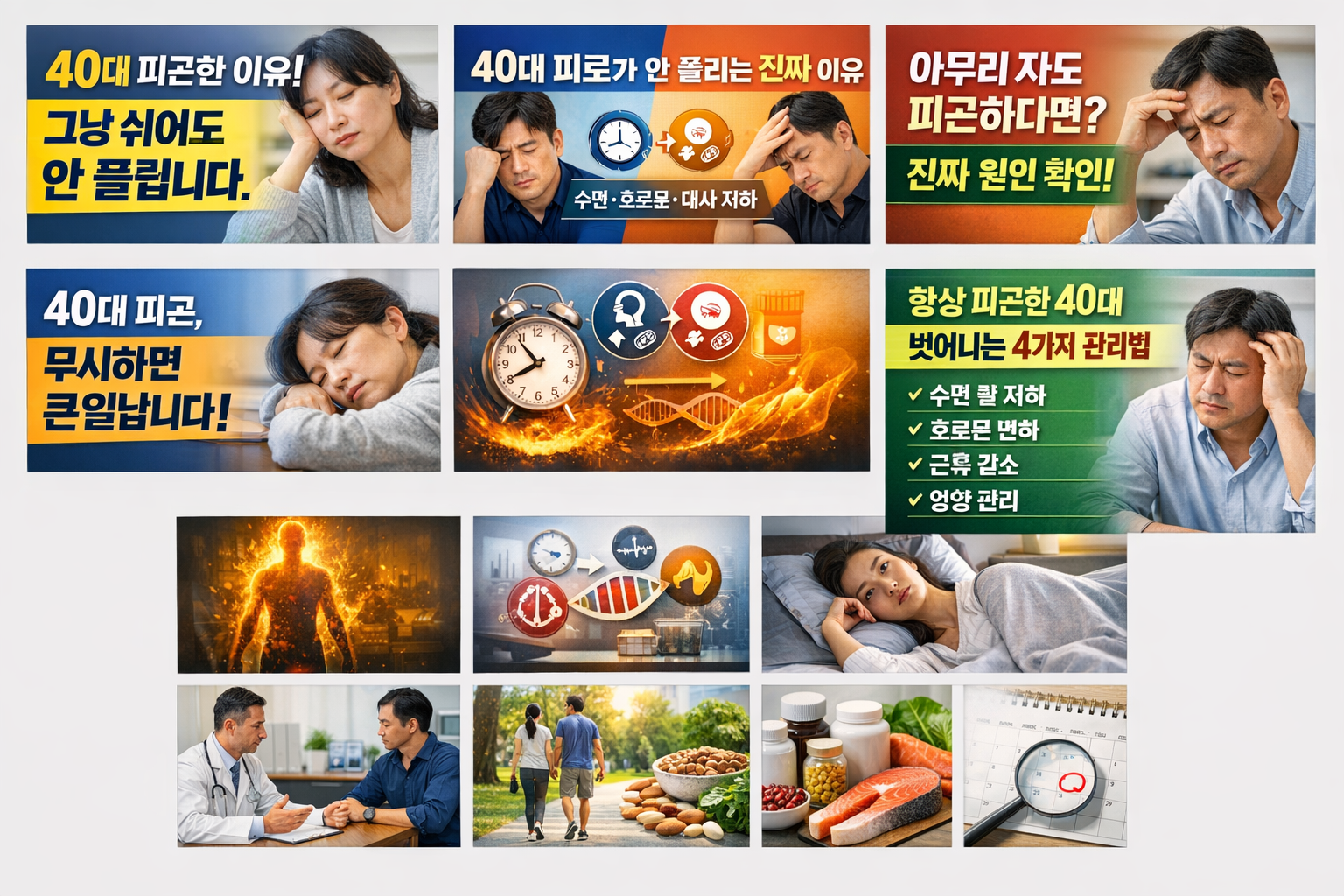 40대 피로가 안 풀리는 진짜 이유와 관리 방법