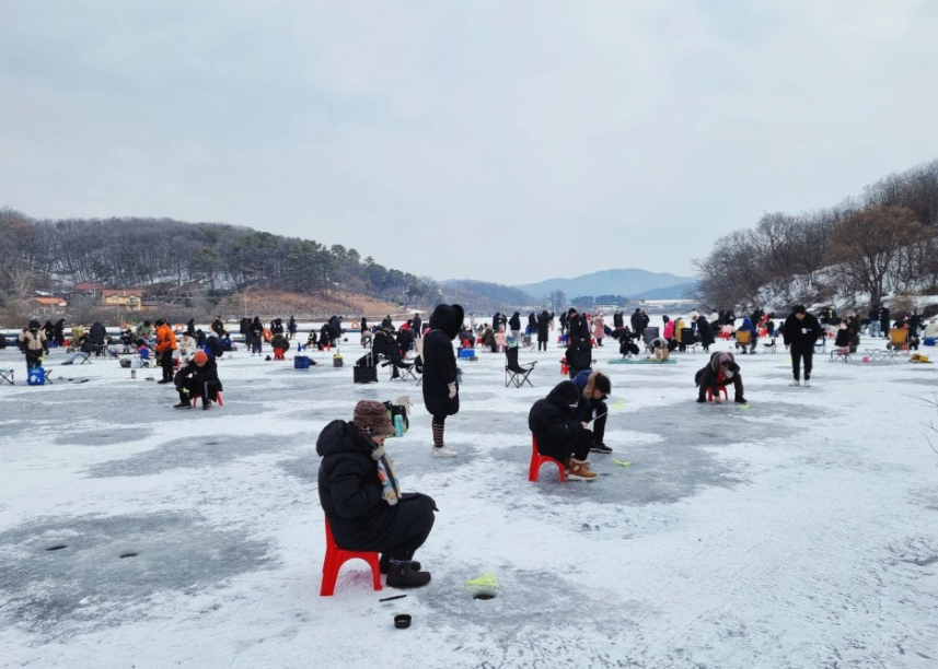 안성 동막골 빙어축제