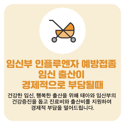 임신부 인플루엔자 국가예방접종 지원