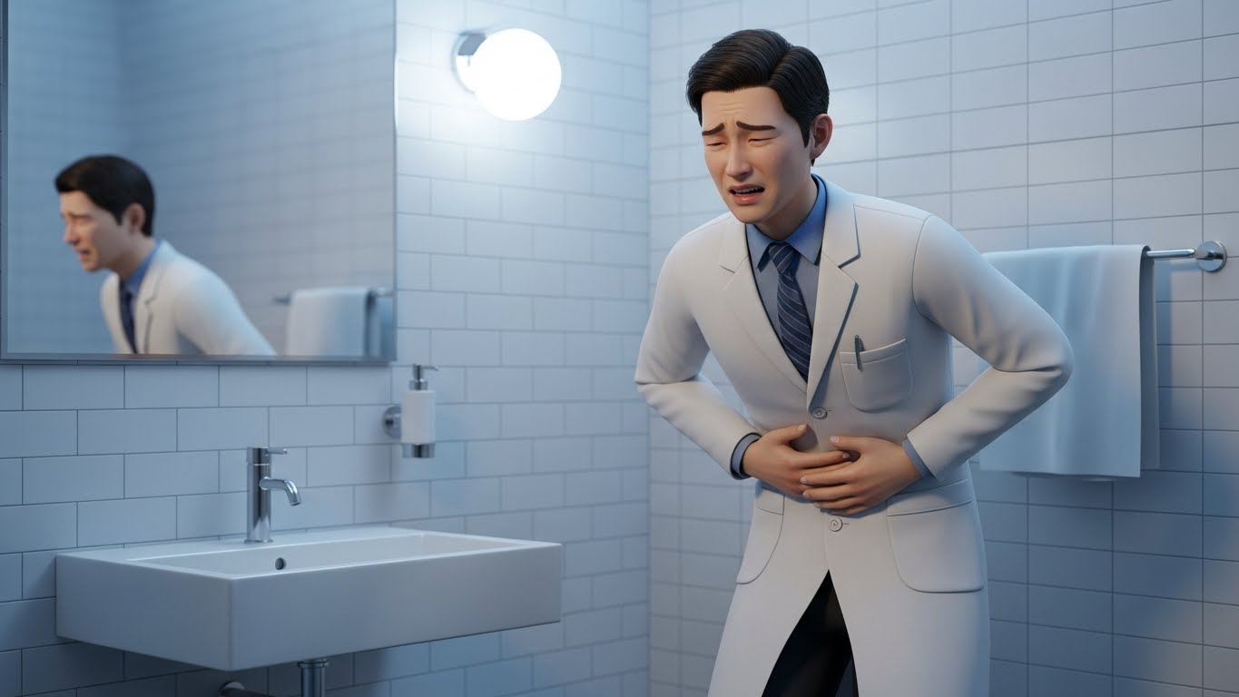 혈변원인, 대장내시경