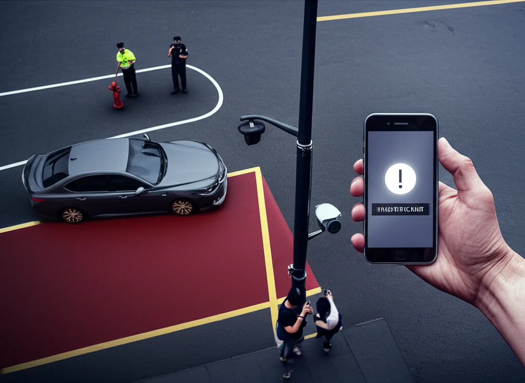 안동시 주정차 문자 알림 신청 및 실..