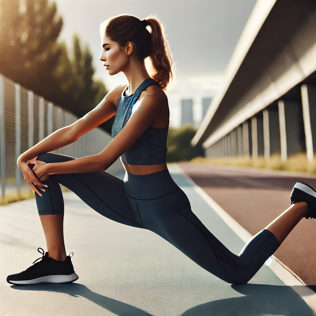 주요 러닝 전후 스트레칭 동작을 보여주는 이미지1