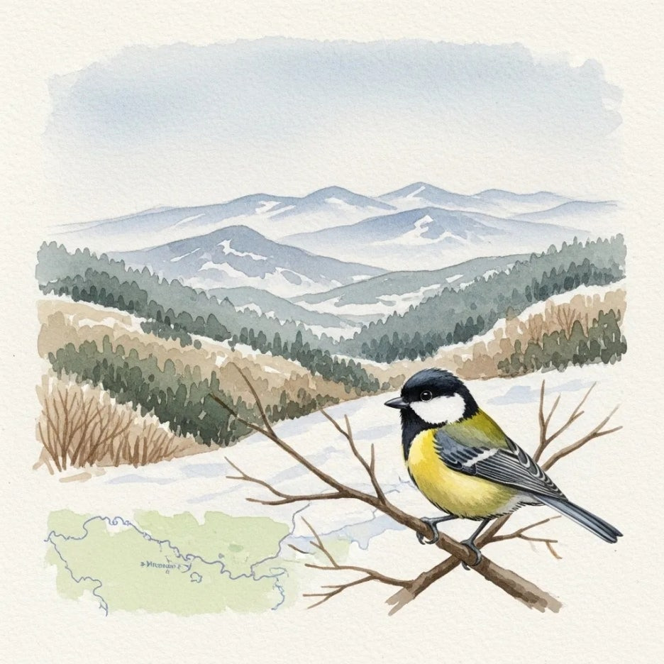 북쪽으로 이동한 새의 서식지 변화