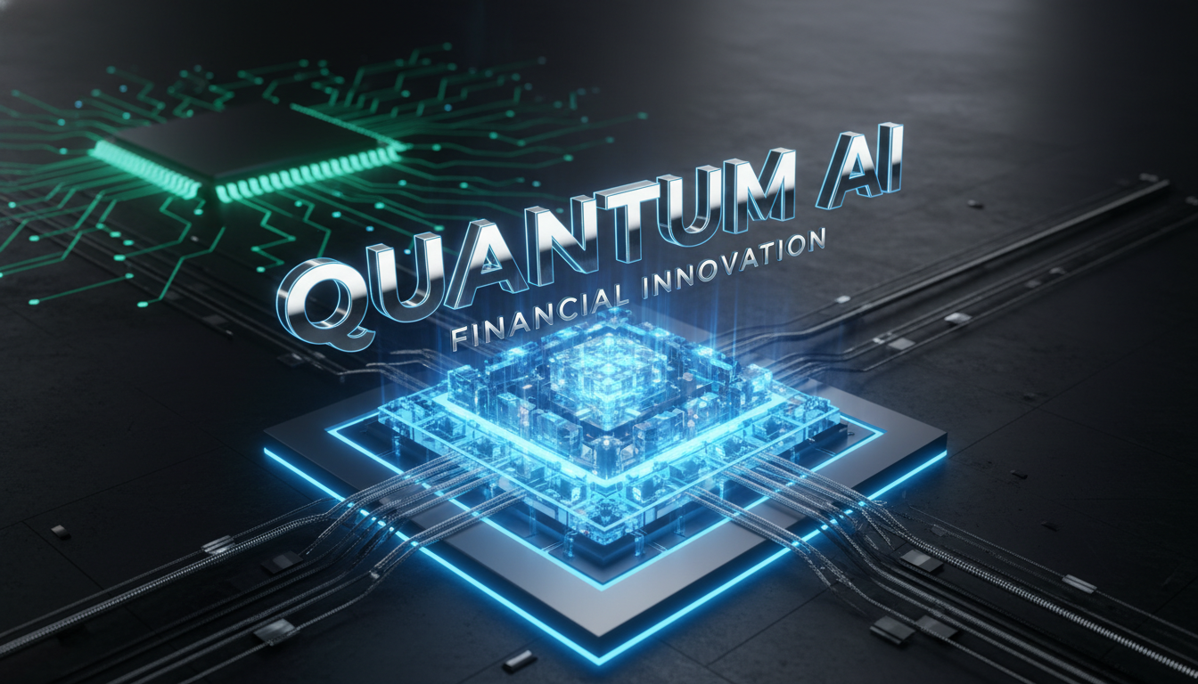 엔비디아 AI 반도체 기술과 융합되는 양자컴퓨터의 미래지향적 개념도