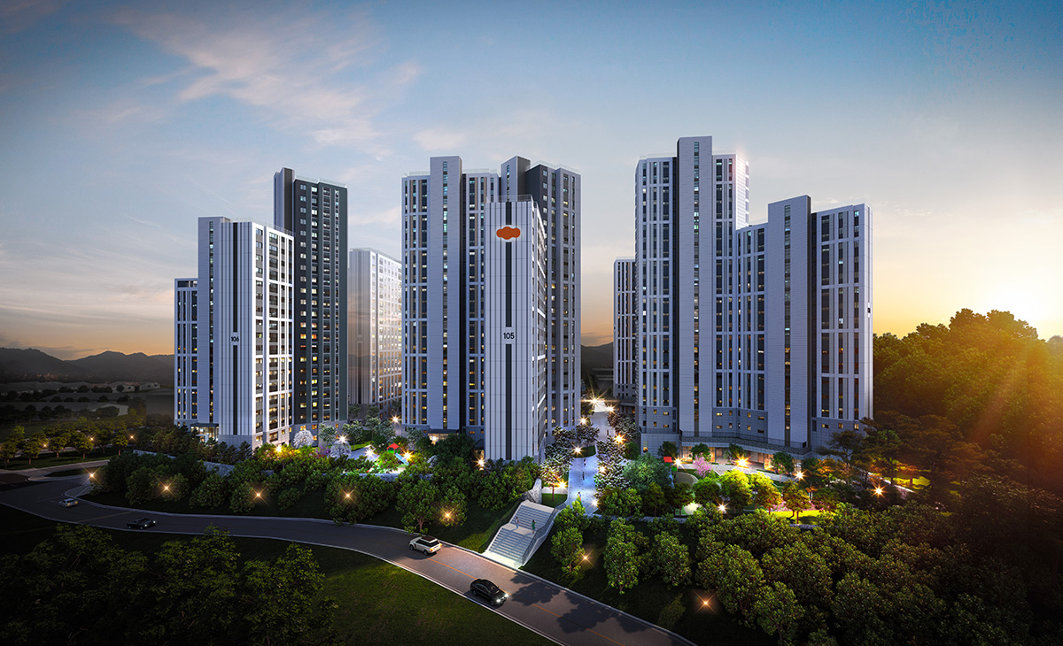 e편한세상 서울산 파크그란데 - 투시도