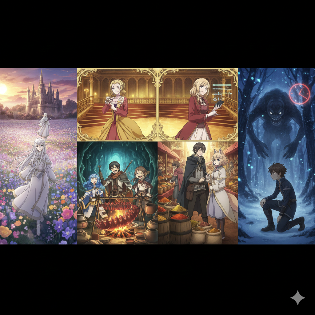 뻔한 이세계물에 지쳤다면? 독특한 변주 판타지 애니 추천