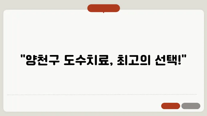 서울 양천구 도수치료 잘하는곳