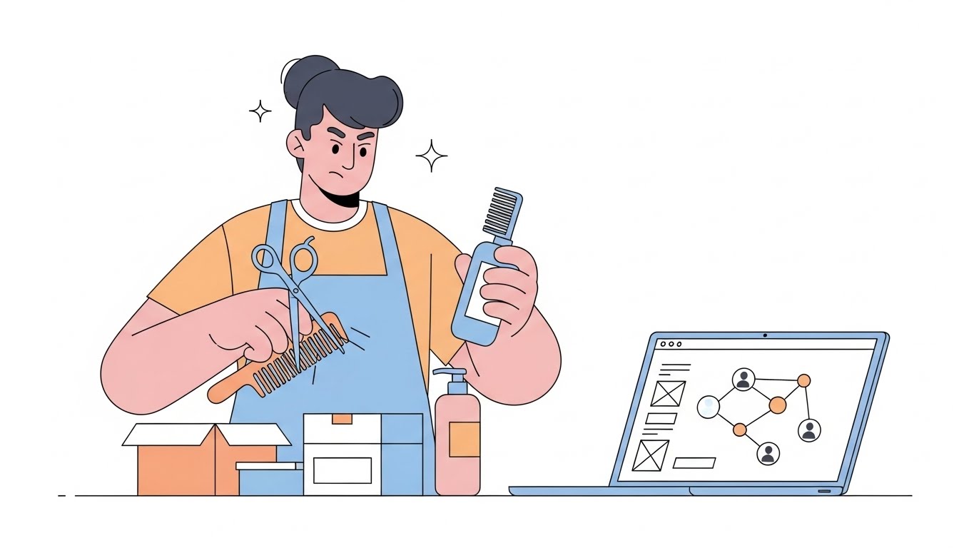 혼자 매장을 운영하는 상황을 떠올리며 체력과 동선을 고민하는 모습입니다.