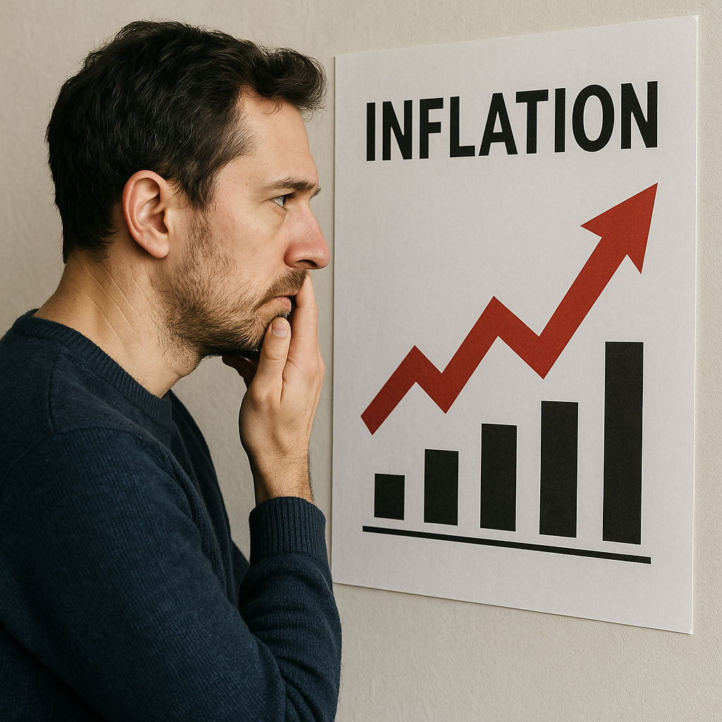 인플레이션을 바라보는 사람의 모습