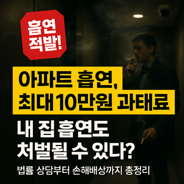 아파트 흡연 과태료 썸네일 이미지입니다.