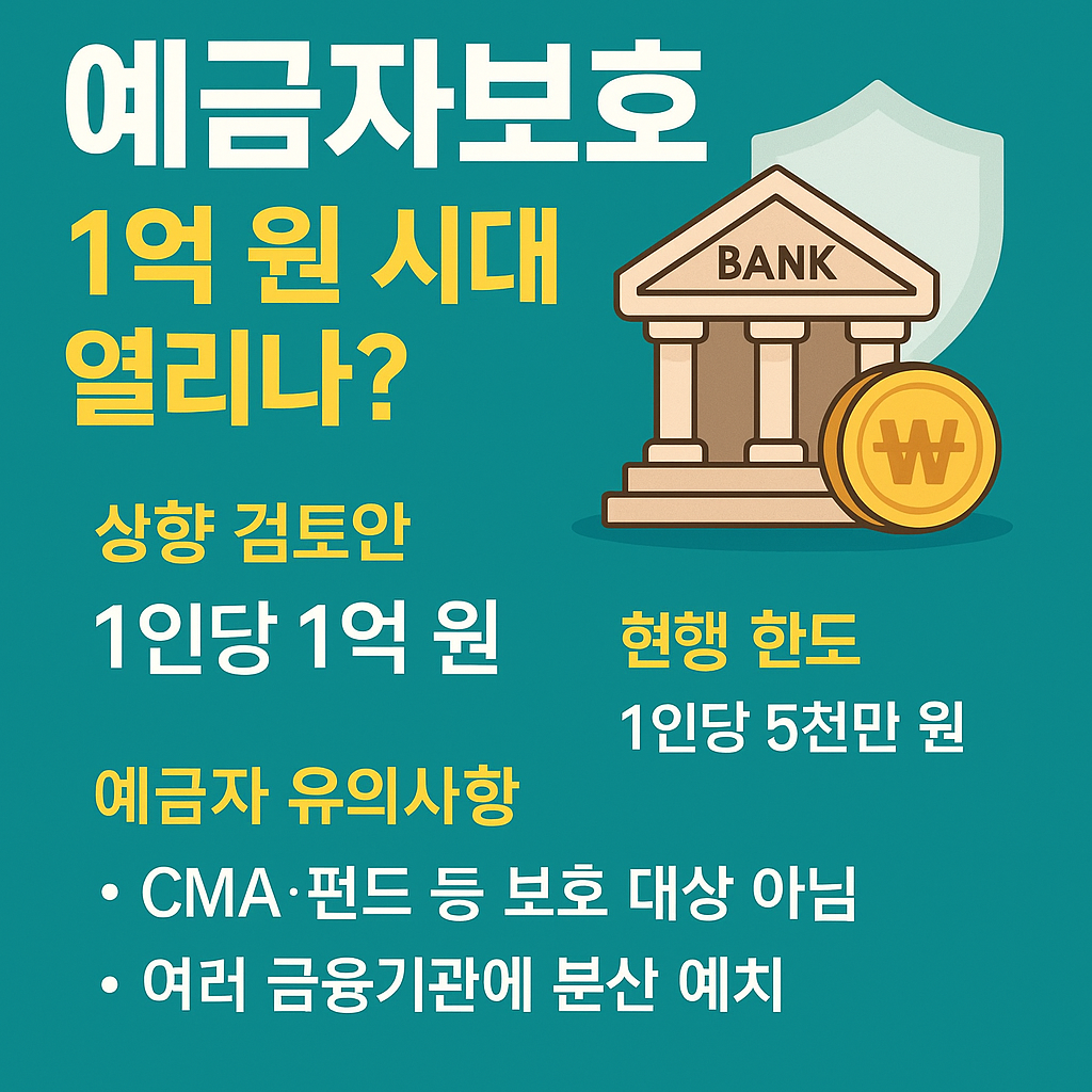 예금자보호 한도 상향