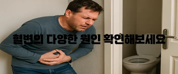 혈변이 나오는 이유 한번에 몰아보기