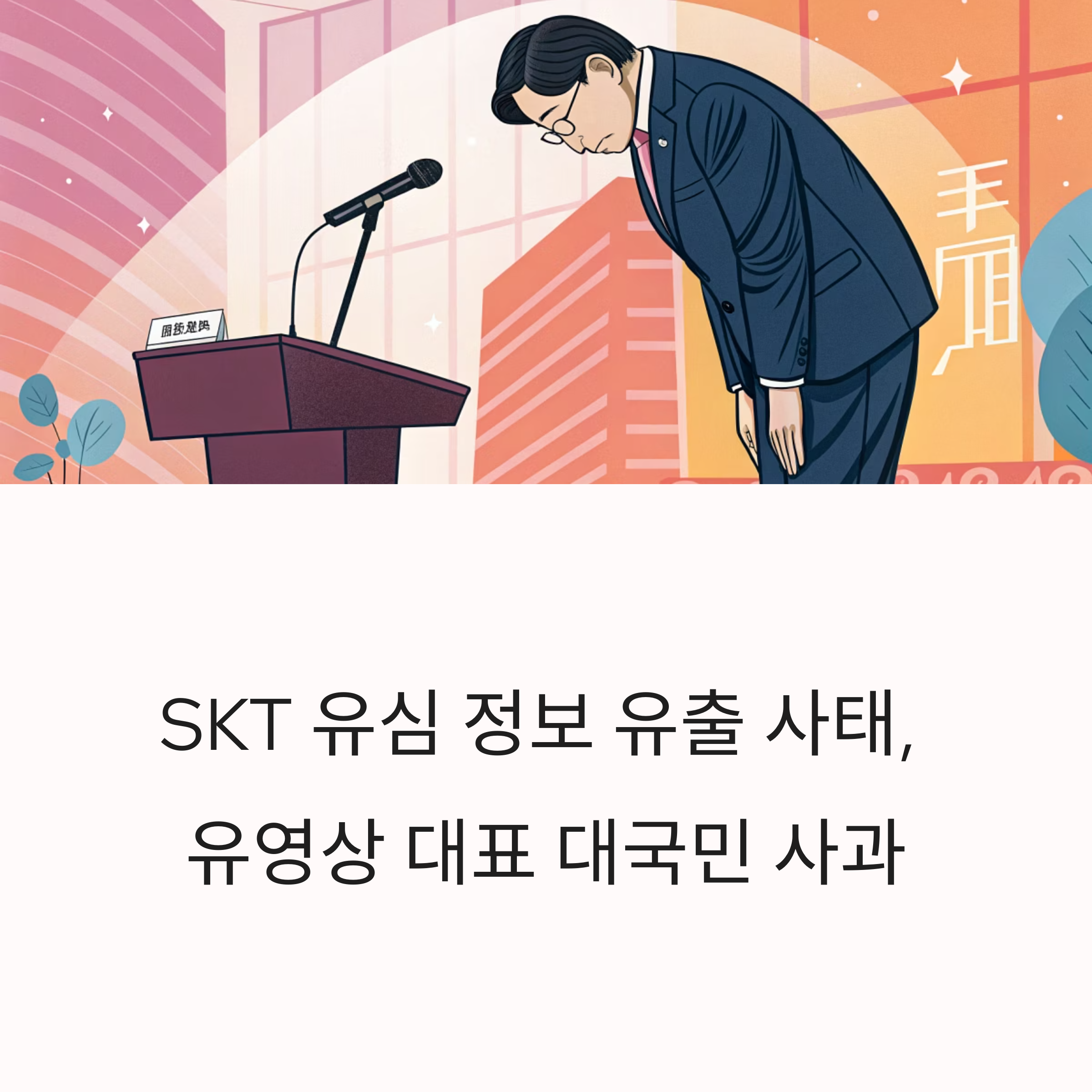 SK텔레콤 유심 정보 유출 사고