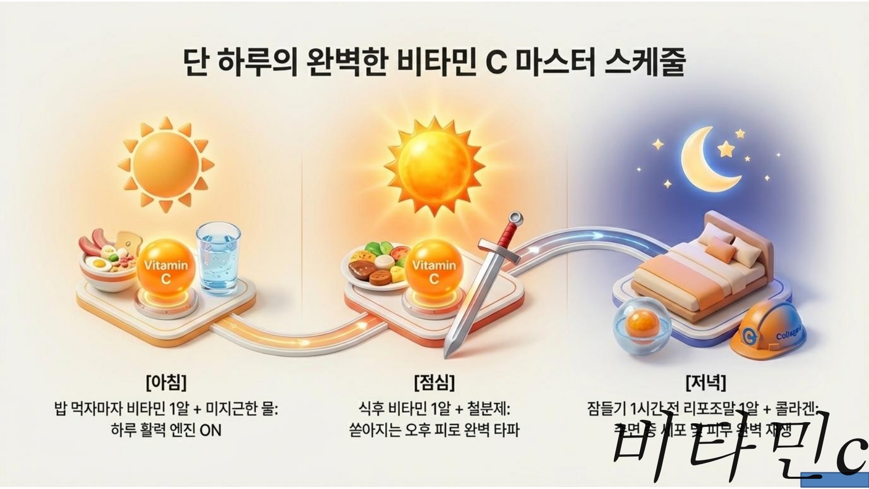 비타민c 언제 먹나요 하루 권장량 총정리
