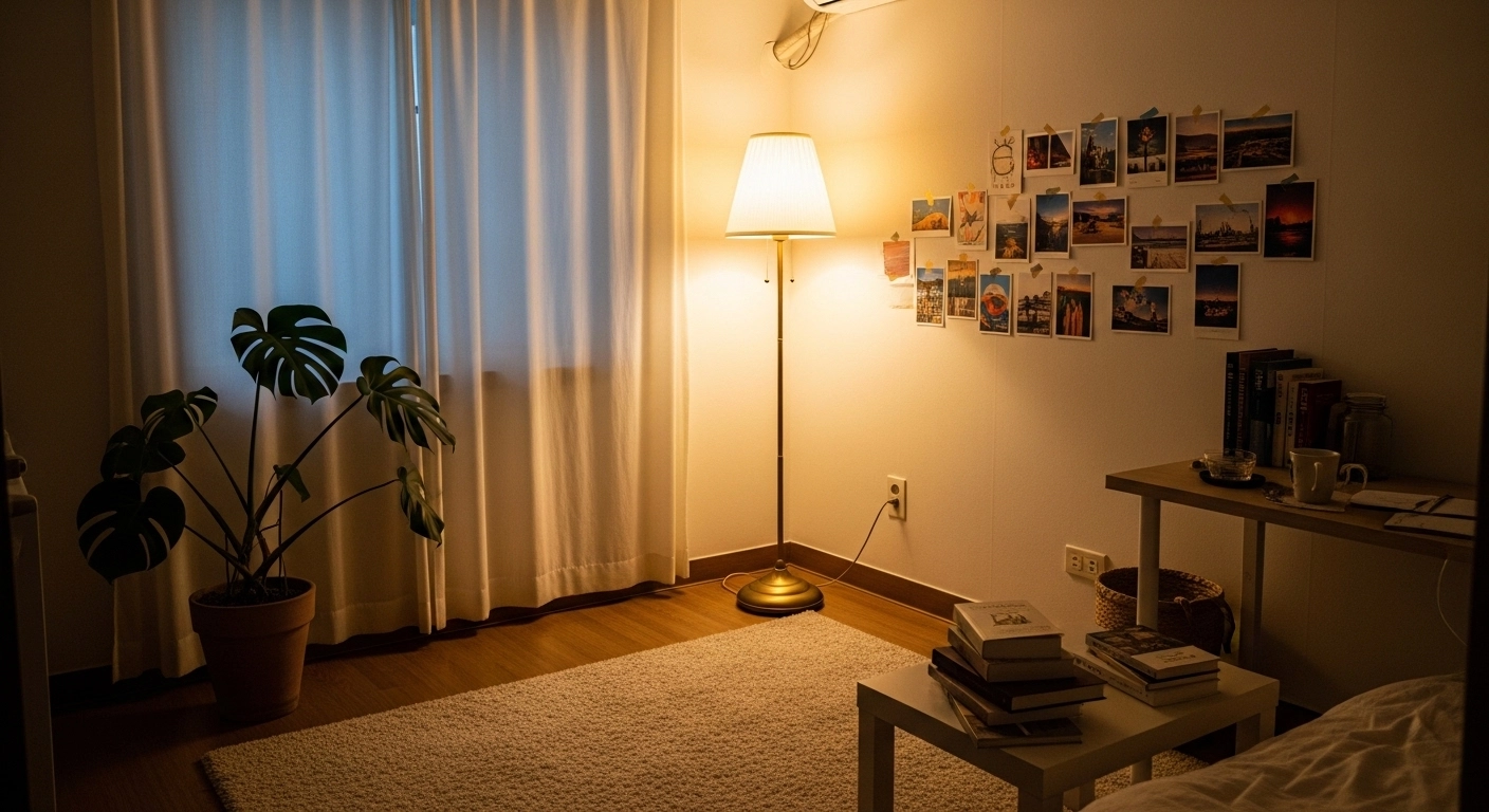 좁은 자취방을 성수동 카페처럼 큰돈 안 들이는 현실 인테리어 꿀팁 5