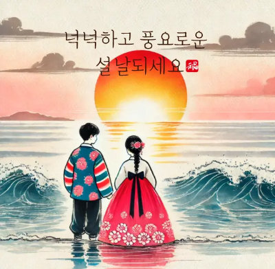바다-해-한복-남녀-설날-문구