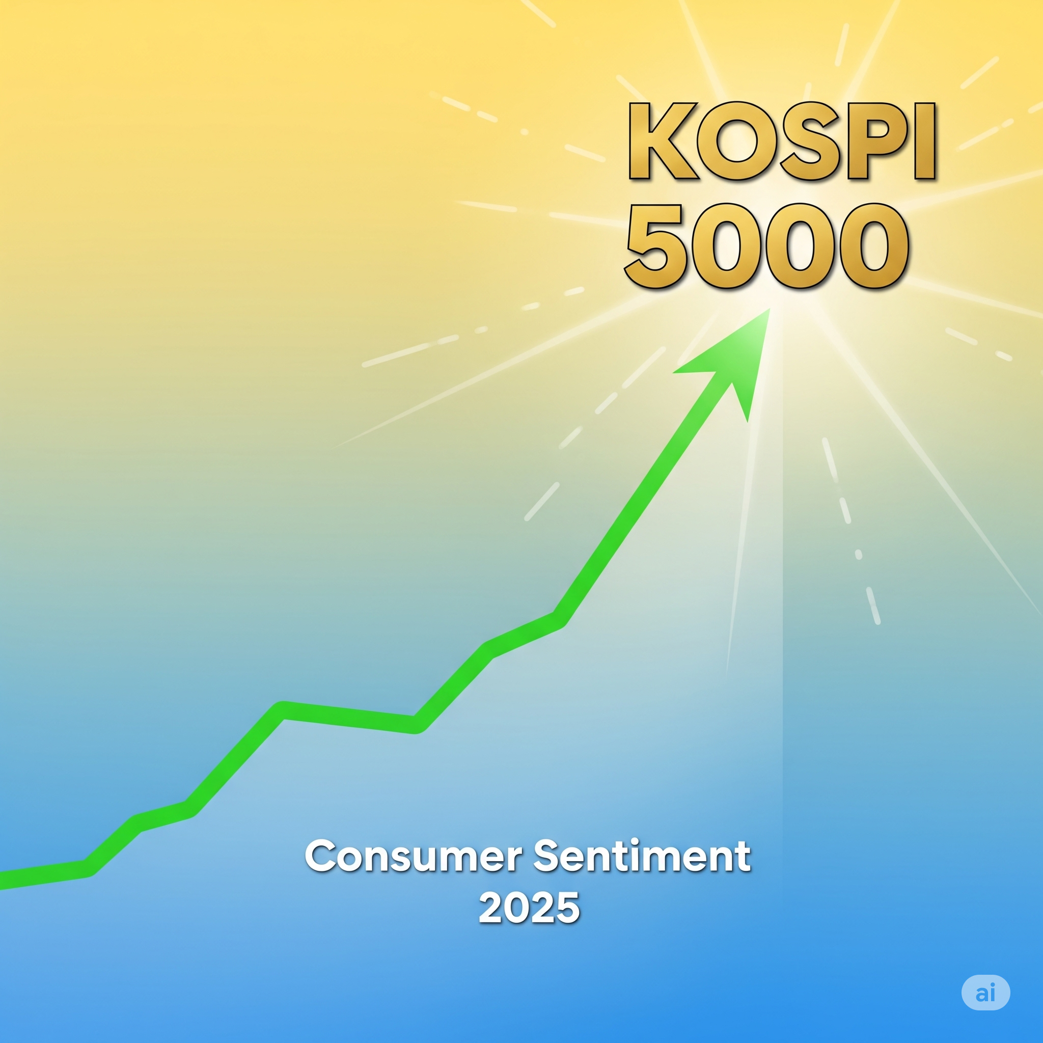 2025년 소비심리 개선, 코스피5000으로 가는 희망의 신호탄